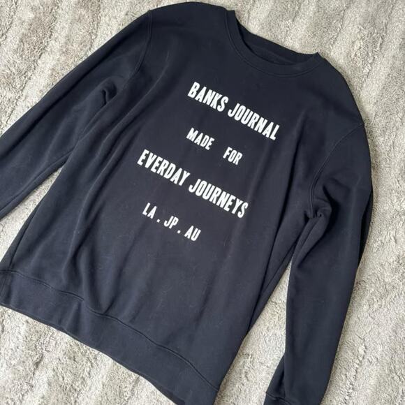 Banks Journal Organic Cotton Crewneck Sweatshirt - Picture 2 of 5